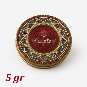 Enjoy 5g of A++ Super Negin saffron in a beautifully decorated metal tin. This premium Iranian saffron offers rich red threads, exceptional aroma, and authentic Persian flavor – perfect for gourmets, chefs, or as an exquisite gift.